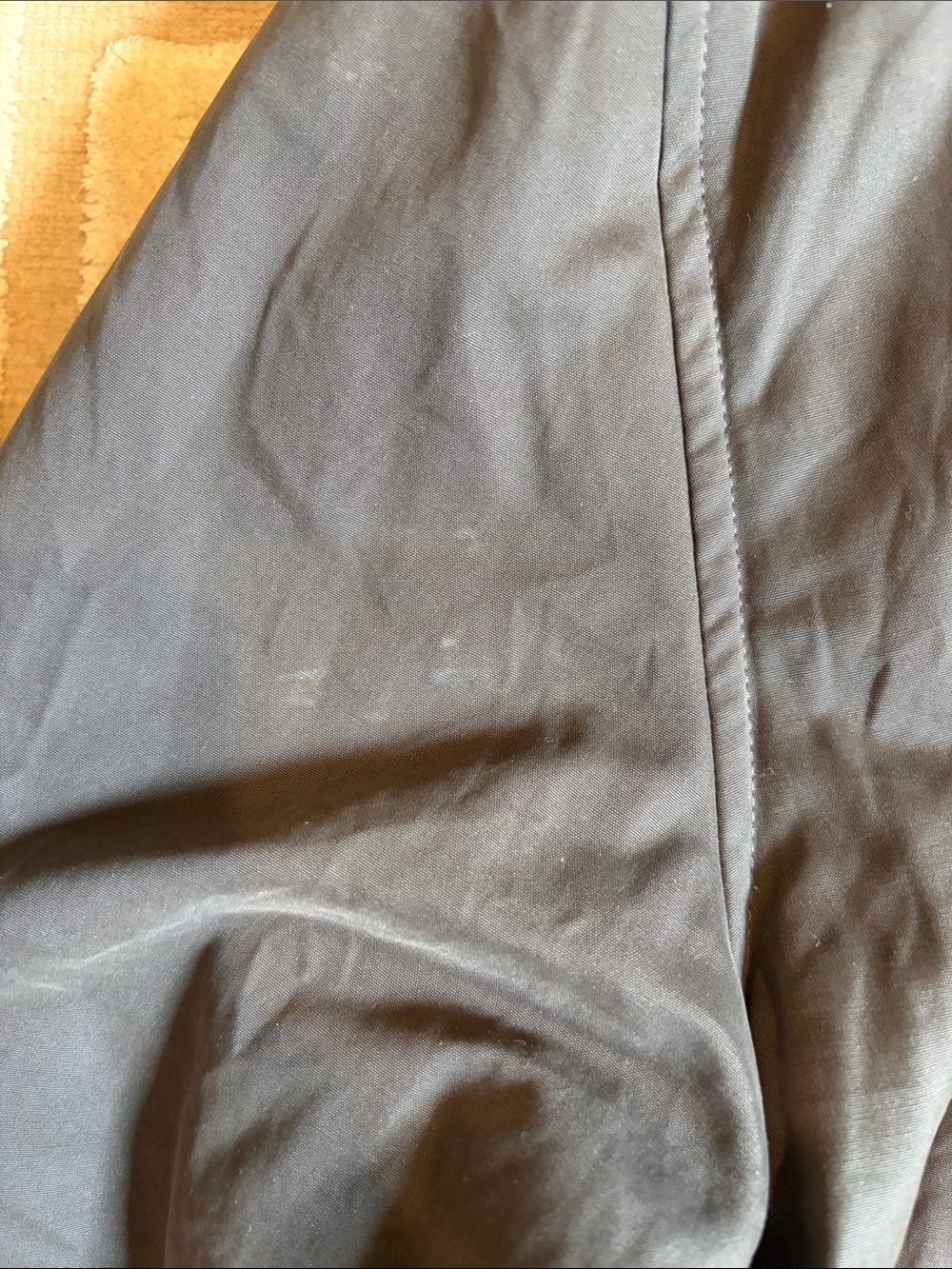 PAIGE Men's Charcoal Gray Bomber Jacket with Black Trim - Picture 3 of 6